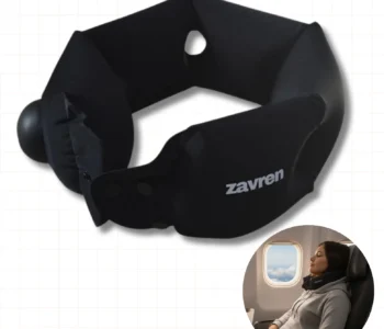Zavren inflatable neck pillow for travelling