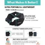 Zavren inflatable neck pillow for travelling