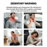 Zavren inflatable neck pillow for travelling