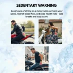 Zavren inflatable motorbike seat cushion