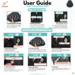 Zavren inflatable motorbike seat cushion