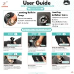 Zavren Inflatable Lumbar support pillow