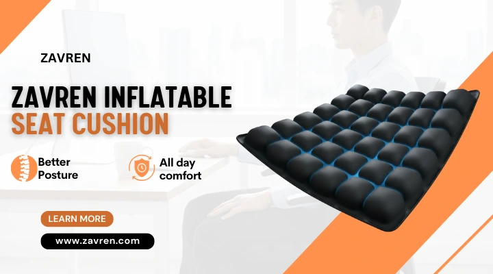 Zavren inflatable seat cushion
